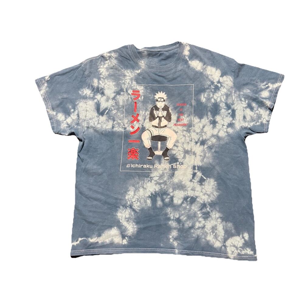 Naruto Shippuden Shirt Ichiraku Ramen Shop Tie Dye Graphic Shonen Jump T Shirt